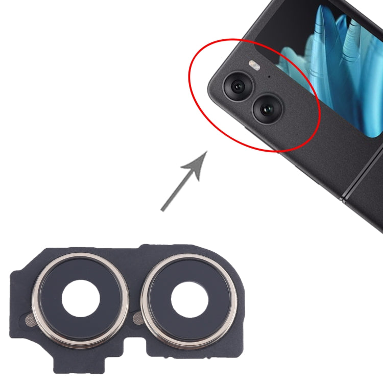 For OPPO Find N2 Flip Original Camera Lens Cover (Gold) - Camera Series by PMC TechLife | Online Shopping South Africa | PMC TechLife | Buy Now Pay Later Mobicred