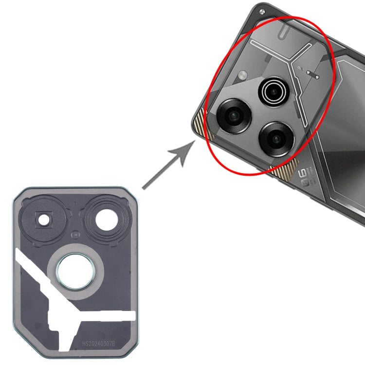 For Tecno Pova 6 Pro Original Rear Camera Frame (Green) - free shipping - PMC TechLife - Order now!
