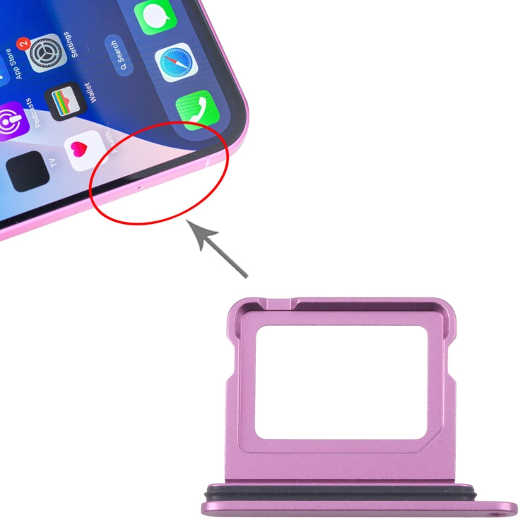 For iPhone 16 SIM Card Tray (Pink) - by PMC Jewellery | Online Shopping South Africa | PMC Jewellery | Buy Now Pay Later Mobicred