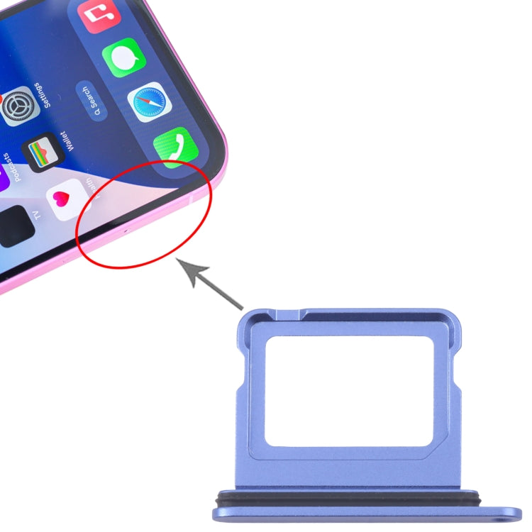 For iPhone 16 Plus SIM + SIM Card Tray (Blue) - by PMC Jewellery | Online Shopping South Africa | PMC Jewellery | Buy Now Pay Later Mobicred