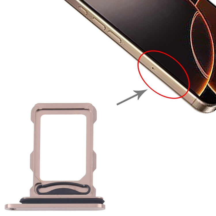 For iPhone 16 Pro Max SIM + SIM Card Tray (Gold) - by PMC Jewellery | Online Shopping South Africa | PMC Jewellery | Buy Now Pay Later Mobicred