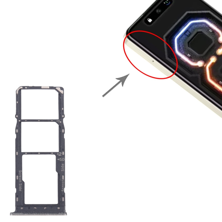 For Infinix Smart 8 Plus X6526 5pcs SIM Card Tray + SIM Card Tray + Micro SD Card Tray (Gold) - Card Tray by PMc TechLife | Online Shopping South Africa | PMc TechLife | Buy Now Pay Later Mobicred