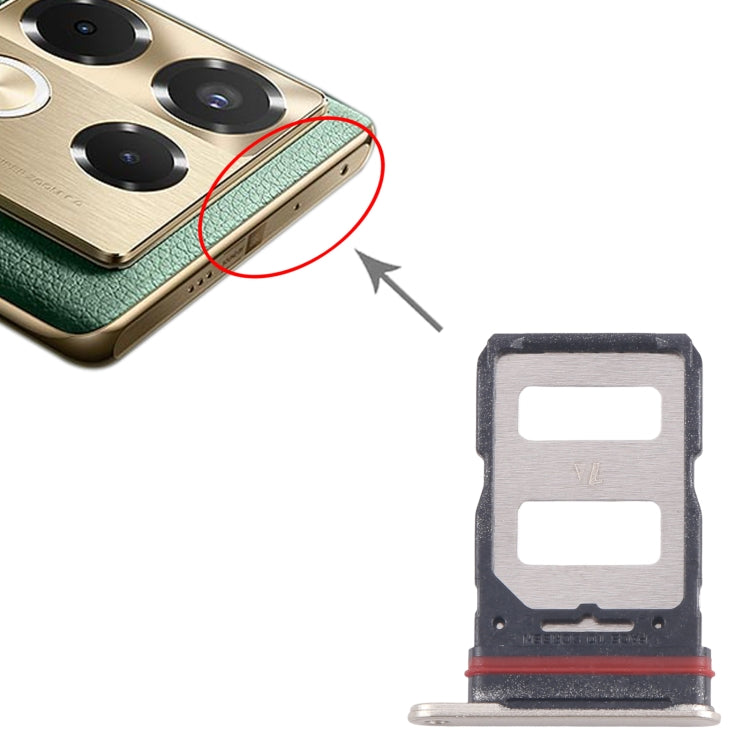 For Infinix Note 40 Pro 4G X6850 5pcs SIM Card Tray + SIM Card Tray (Gold) - Card Tray by PMc TechLife | Online Shopping South Africa | PMc TechLife | Buy Now Pay Later Mobicred