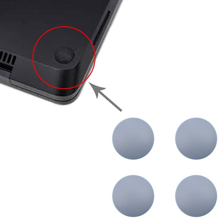 For Microsoft Surface Laptop 3 / 4 / 5 1872 1868 1952 1867 1950 4 in 1 Bottom Case Rubber Mats (Blue) - free shipping - PMc TechLife - Order now!