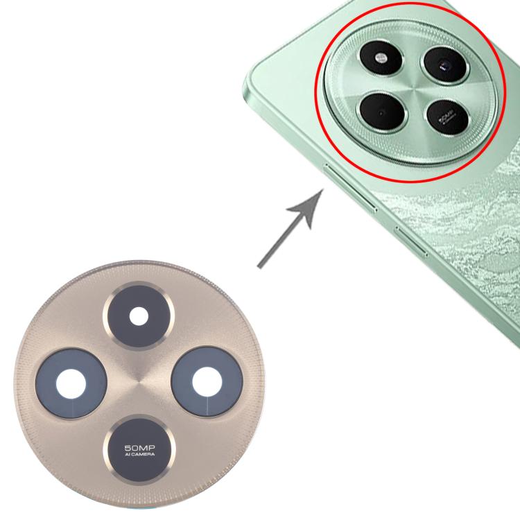 For Xiaomi Poco C75 4G Original Rear Camera Lens Cover (Gold) - Camera by PMc TechLife | Online Shopping South Africa | PMc TechLife | Buy Now Pay Later Mobicred