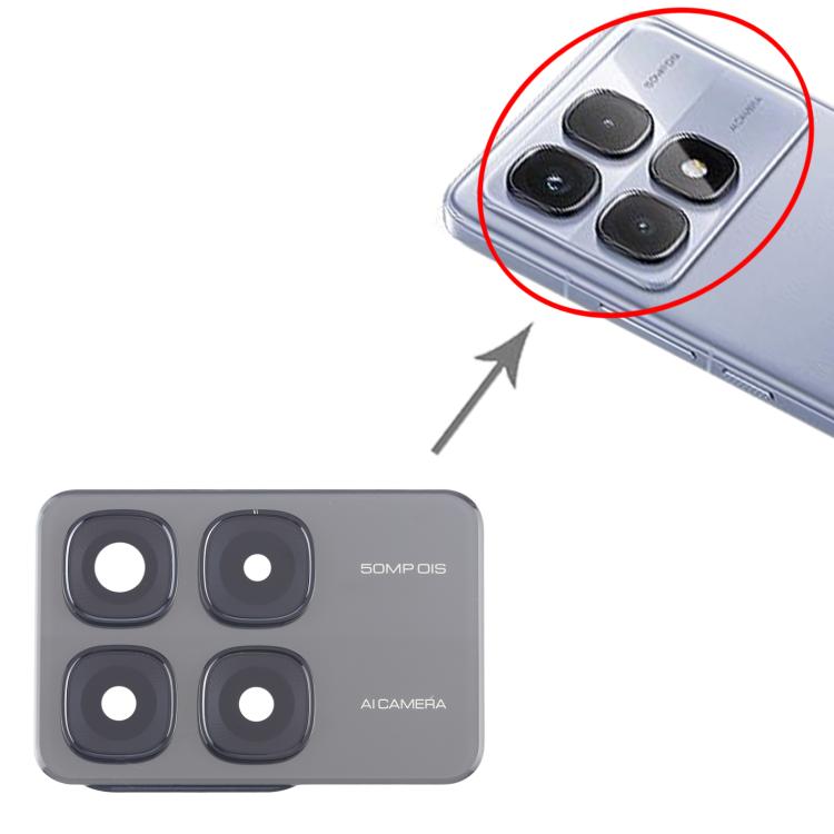 For Xiaomi Redmi K70 Ultra Original Rear Camera Lens Cover (Black) - free shipping - PMc TechLife - Order now!