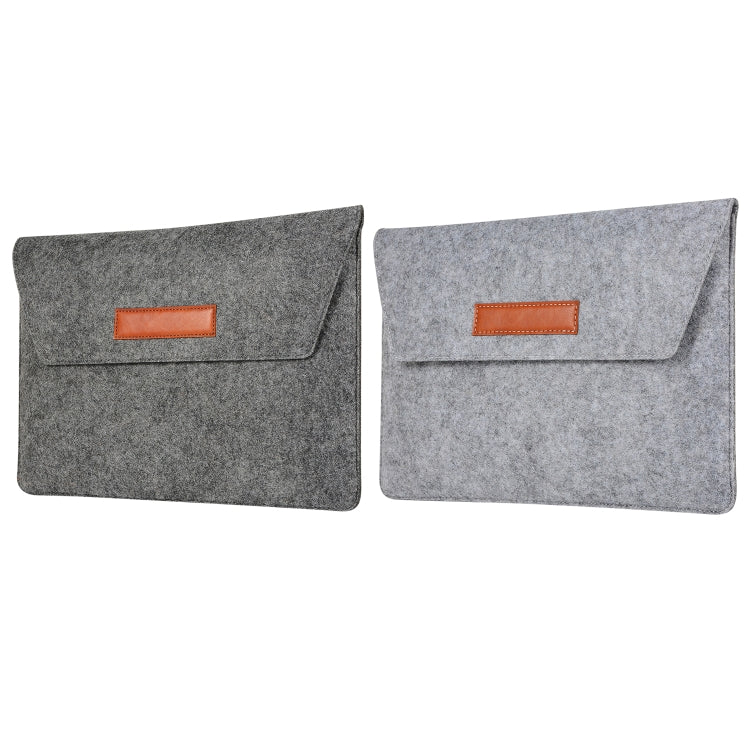 Felt Liner Bag Computer Bag Notebook Protective Cover For 12 inch(Black) - 12.1 inch by PMC TechLife | Online Shopping South Africa | PMC TechLife | Buy Now Pay Later Mobicred