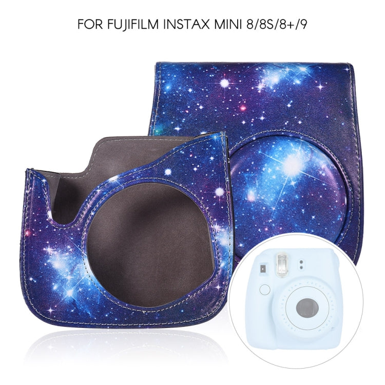 Universe Pattern Full Body Camera PU Leather Case Bag with Strap for FUJIFILM instax mini 9 / mini 8+ / mini 8 - Leather Bag by PMC TechLife | Online Shopping South Africa | PMC TechLife | Buy Now Pay Later Mobicred