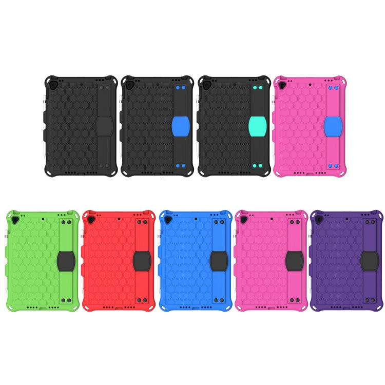 For Lenovo X306 / X606 / K10 Honeycomb EVA + PC Shockproof Tablet Case with Strap(Rose Red+Blue) - Lenovo by PMC TechLife | Online Shopping South Africa | PMC TechLife | Buy Now Pay Later Mobicred