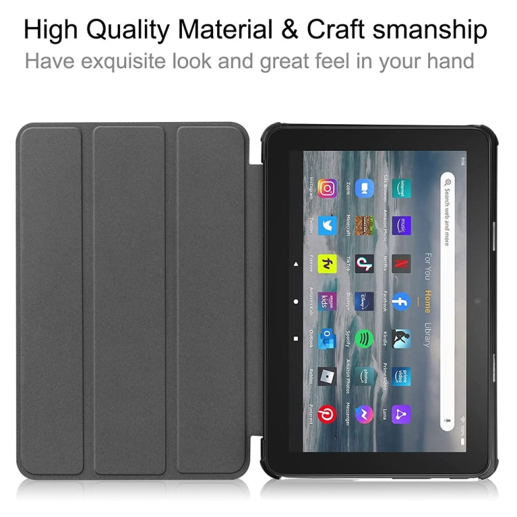 For Amazon Fire 7 12th 2022 JSM Smart Leather Tablet Case(Retro tower) - free shipping - PMc TechLife - Order now!