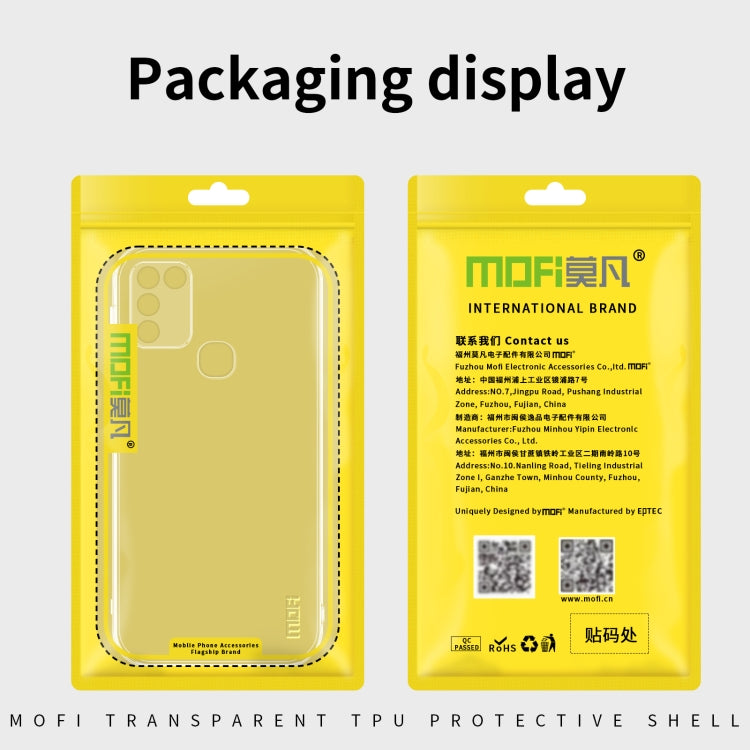For Infinix Hot 12 Play MOFI Ming Series Ultra-thin TPU Phone Case(Transparent) - Infinix Cases by MOFI | Online Shopping South Africa | PMC TechLife