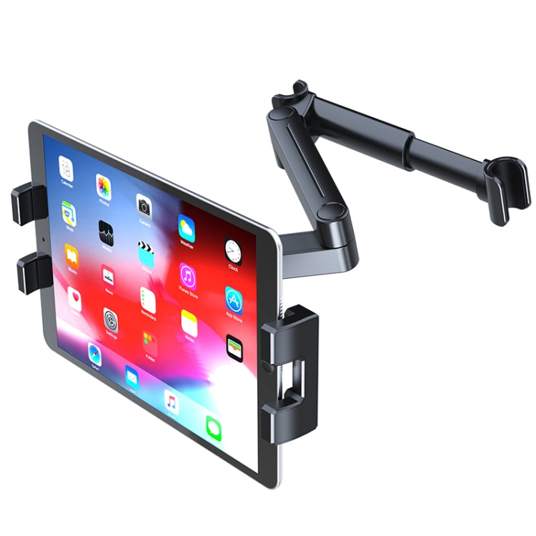 A081+X159 Car Backseat Headrest Tablet Bracket Long Arm Collapsible Mount - Universal Car Holders by PMC Jewellery | Online Shopping South Africa | PMC Jewellery | Buy Now Pay Later Mobicred