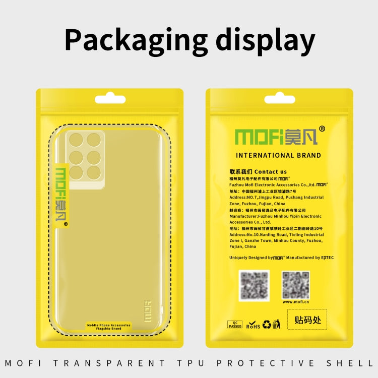 For ZTE Nubia Z40S Pro MOFI Ming Series Ultra-thin TPU Phone Case(Transparent) - ZTE Cases by MOFI | Online Shopping South Africa | PMC TechLife | Buy Now Pay Later Mobicred