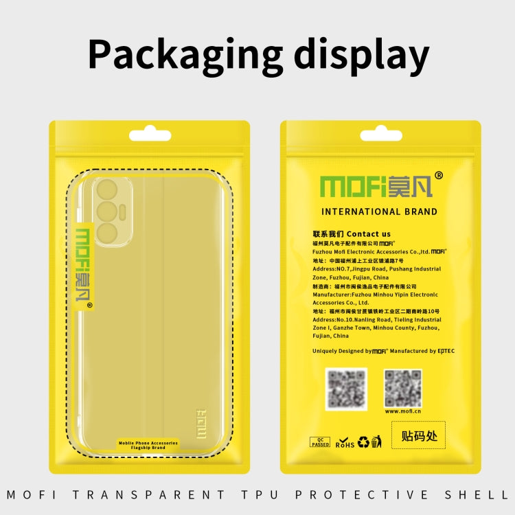 For Honor X8 5G MOFI Ming Series Ultra-thin TPU Phone Case(Transparent) - Honor Cases by MOFI | Online Shopping South Africa | PMC TechLife