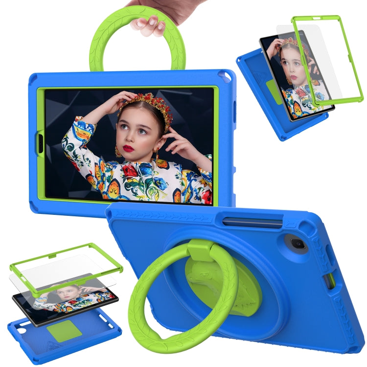 For Samsung Galaxy Tab A9 8.7 X110/X115 EVA Hybrid PC Shockproof Tablet Case with Frame(Blue) - free shipping - PMC TechLife - Order now!