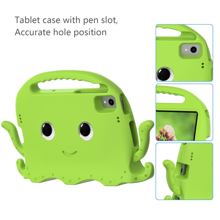 For Lenovo K10 TB-X6C6F 10.3 Octopus Style EVA PC Tablet Case(Grass Green) - Lenovo by PMC TechLife | Online Shopping South Africa | PMC TechLife | Buy Now Pay Later Mobicred