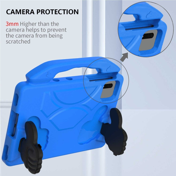 For Lenovo Tab M11 /Xiaoxin Pad 11 2024 Thumb Bracket EVA Shockproof Tablet Case(Blue) - Lenovo by PMC Jewellery | Online Shopping South Africa | PMC Jewellery | Buy Now Pay Later Mobicred