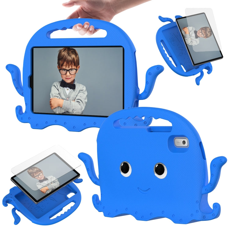 For Lenovo Tab M9 2023 Octopus Style EVA Hybrid PC Shockproof Tablet Case with Strap(Blue) - Lenovo by PMC TechLife | Online Shopping South Africa | PMC TechLife | Buy Now Pay Later Mobicred