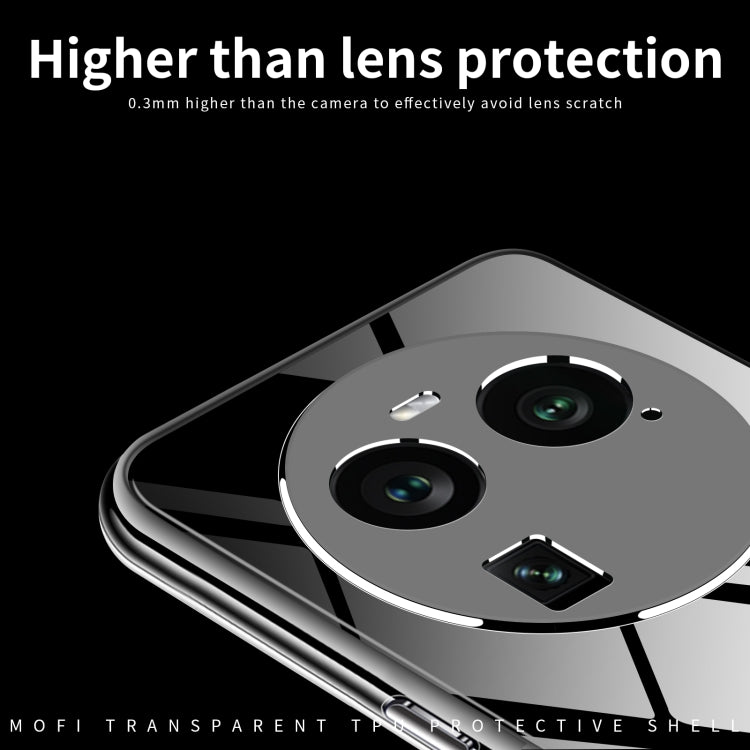 For OPPO Find X6 MOFI Ming Series Ultra-thin TPU Phone Case(Transparent) - OPPO Cases by MOFI | Online Shopping South Africa | PMC TechLife