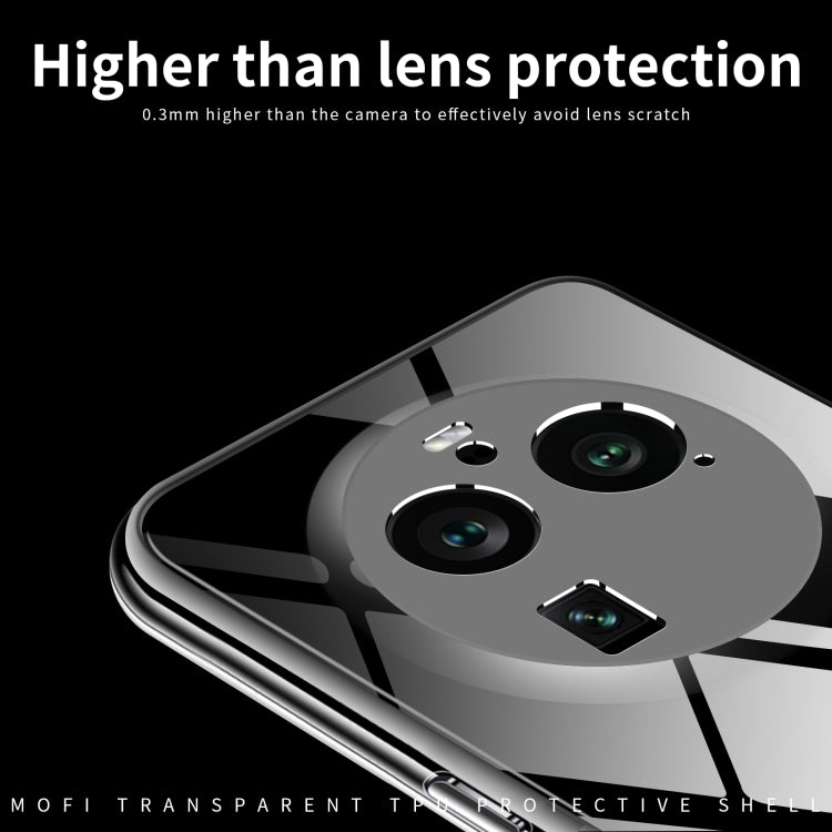 For OPPO Find X6 Pro MOFI Ming Series Ultra-thin TPU Phone Case(Transparent) - OPPO Cases by MOFI | Online Shopping South Africa | PMC TechLife