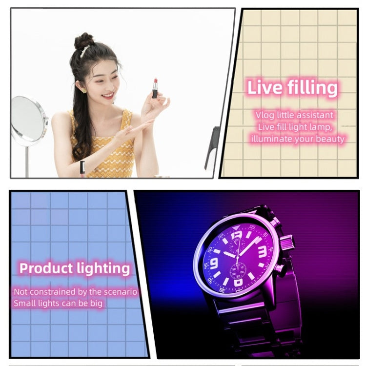 TV-6RGB Hand-Held TOFU 6W Fill Light Mini Portable RGB LED Video Light - by PMC TechLife | Online Shopping South Africa | PMC TechLife | Buy Now Pay Later Mobicred