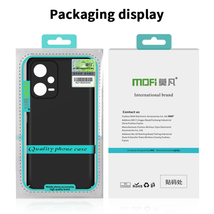 For Xiaomi Redmi Note 12S MOFI Micro-Frosted PC Ultra-thin Hard Phone Case(Red) - Xiaomi Cases by MOFI | Online Shopping South Africa | PMC TechLife | Buy Now Pay Later Mobicred