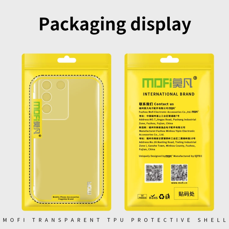 For vivo iQOO 12 MOFI Ming Series Ultra-thin TPU Phone Case(Transparent) - iQOO 12 Cases by MOFI | Online Shopping South Africa | PMC TechLife