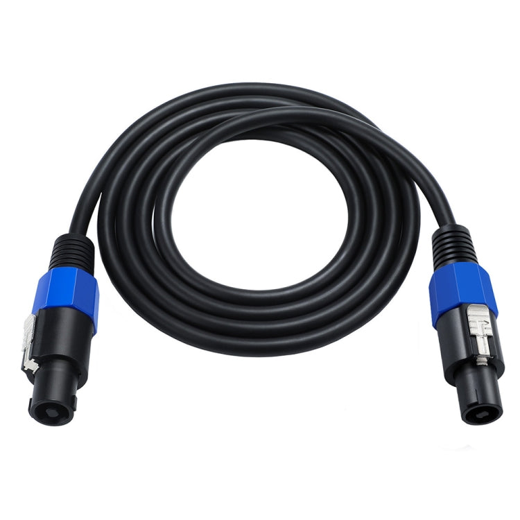 JUNSUNMAY Speakon Male to Speakon Male Audio Speaker Adapter Cable with Snap Lock, Length:25FT - free shipping - PMC Jewellery - Order now!