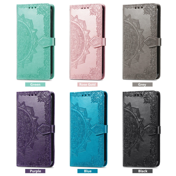 For Huawei Pura 70 Ultra Mandala Flower Embossed Leather Phone Case(Gray) - Huawei Cases by PMC Jewellery | Online Shopping South Africa | PMC Jewellery | Buy Now Pay Later Mobicred