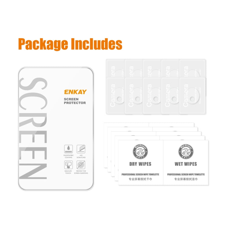 For Honor 90 5Sets ENKAY Hat-Prince 9H Rear Camera Lens Tempered Glass Film - free shipping - PMC TechLife - Order now!