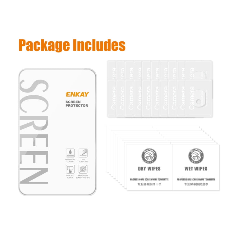 For Honor 90 Pro 10Sets ENKAY Hat-Prince 9H Rear Camera Lens Tempered Glass Film - free shipping - PMC TechLife - Order now!