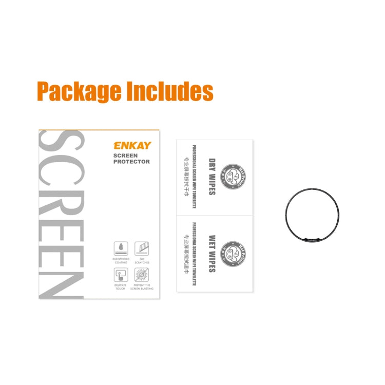 For Garmin Fenix 7S Pro ENKAY 3D Full Coverage Soft PC Edge PMMA HD Screen Protector Film - free shipping - PMC TechLife - Order now!