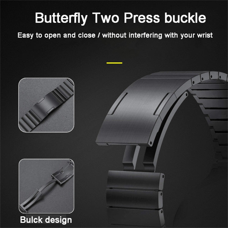 For Huawei Watch 3 Titanium Alloy Quick Release Watch Band(Black) - Watch Bands by PMC TechLife | Online Shopping South Africa | PMC TechLife