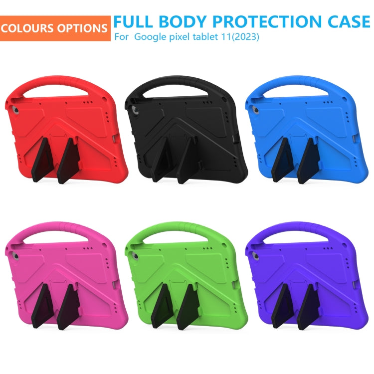 For Google Pixel Tablet 11 2023 EVA Shockproof Tablet Case with Holder(RoseRed) - Google by PMC TechLife | Online Shopping South Africa | PMC TechLife | Buy Now Pay Later Mobicred
