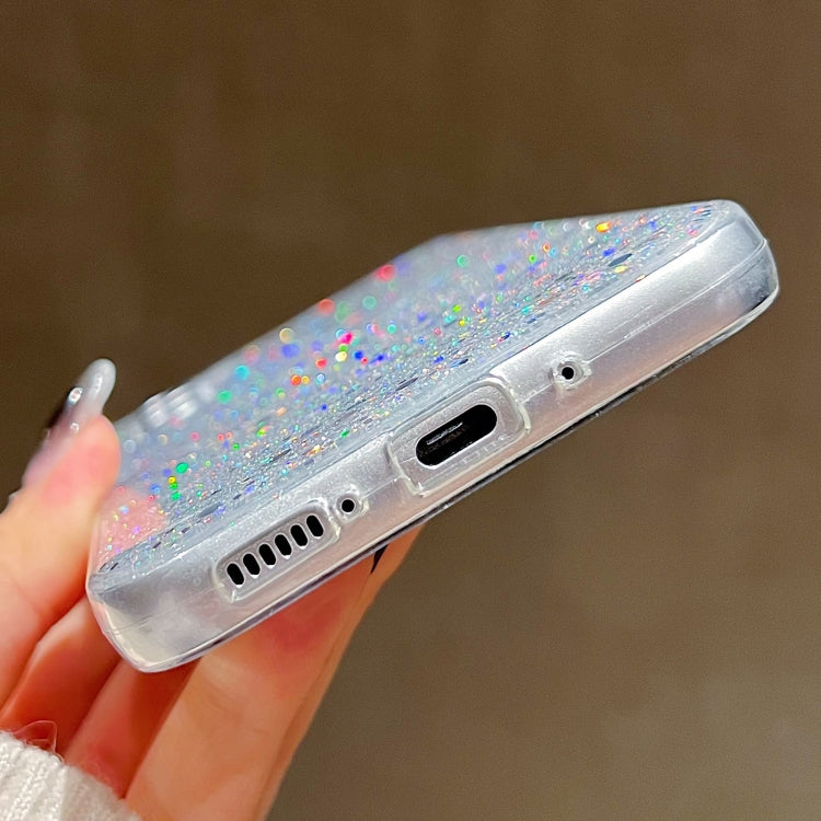 For Samsung Galaxy S25 Ultra 5G Glitter Sequins Epoxy TPU Phone Case(Blue) - free shipping - PMC Jewellery - Order now!