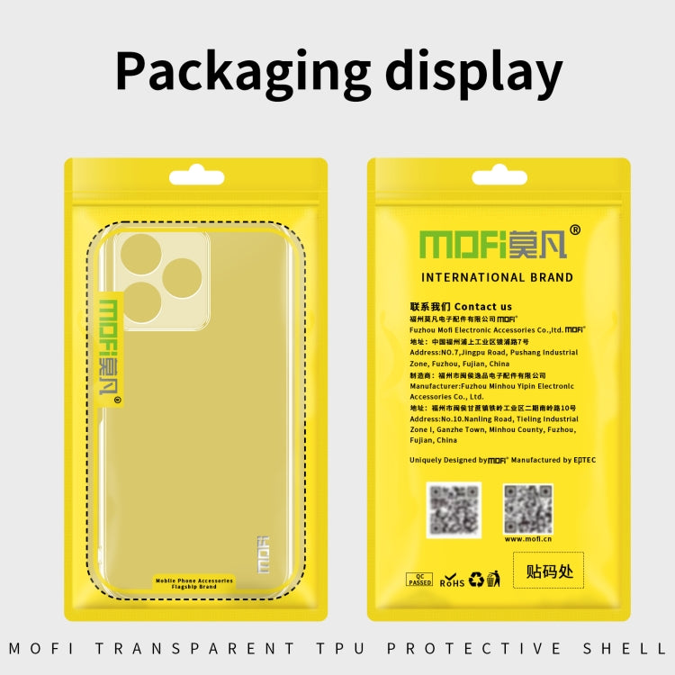 For Realme C53 / Narzo N53 MOFI Ming Series Ultra-thin TPU Phone Case(Transparent) - free shipping - PMC TechLife - Order now!