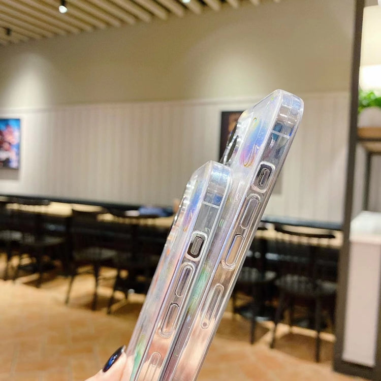 For iPhone 16e Cosmic Star Glitter Epoxy TPU Phone Case(Transparent) - iPhone 16e Cases by PMC TechLife | Online Shopping South Africa | PMC TechLife | Buy Now Pay Later Mobicred