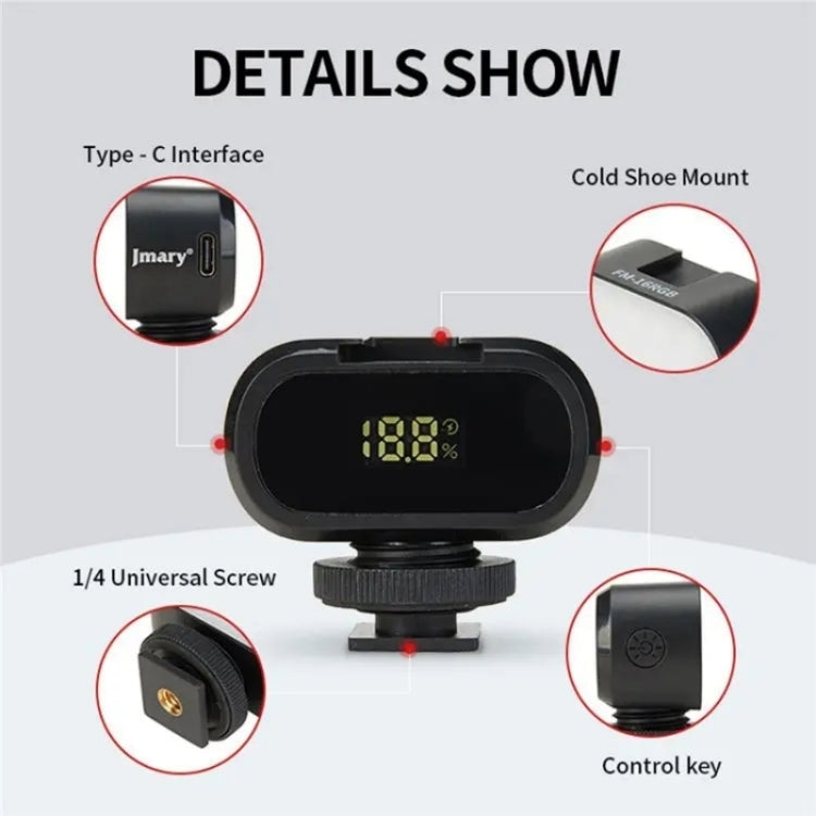 JMARY FM-16RGB Mini Portable Rechargeable RGB Video Conference Photography LED Fill Light - by Jmary | Online Shopping South Africa | PMC TechLife | Buy Now Pay Later Mobicred