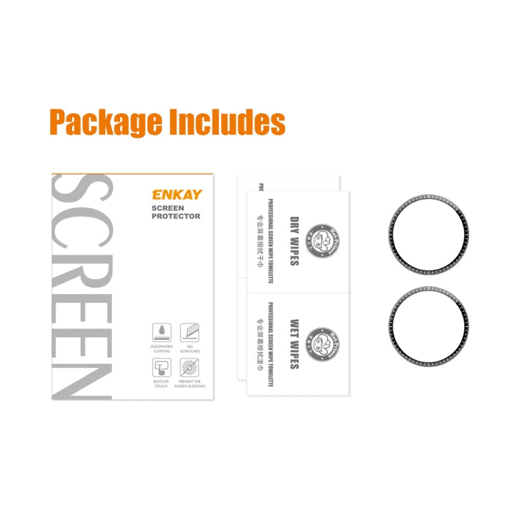 For Huawei Watch GT 4 46mm 2pcs ENKAY 3D Full Coverage Soft PC Edge PMMA HD Screen Film - free shipping - PMC TechLife - Order now!