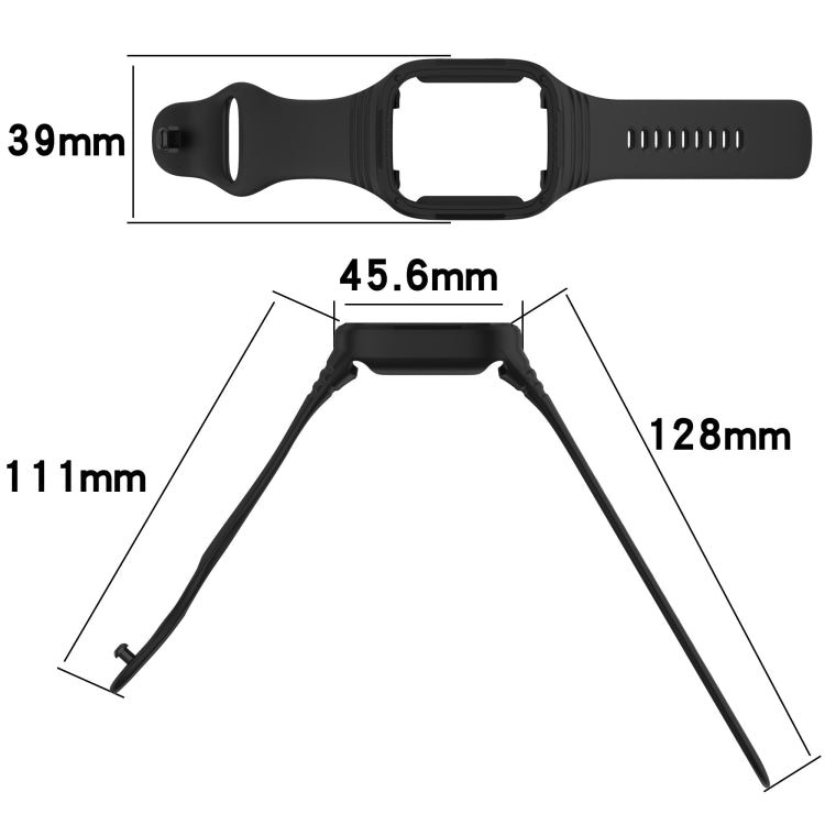 For Redmi Watch 3 Integrated Fully Enclosed Silicone Watch Band(Ivory White) - Watch Bands by PMC TechLife | Online Shopping South Africa | PMC TechLife | Buy Now Pay Later Mobicred
