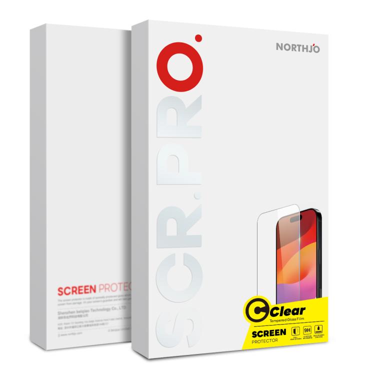 For iPhone 17 Pro Max NORTHJO A++ Screen Protector Tempered Glass Film(Clear) - iPhone 17 Pro Max Tempered Glass by NORTHJO | Online Shopping South Africa | PMC TechLife | Buy Now Pay Later Mobicred