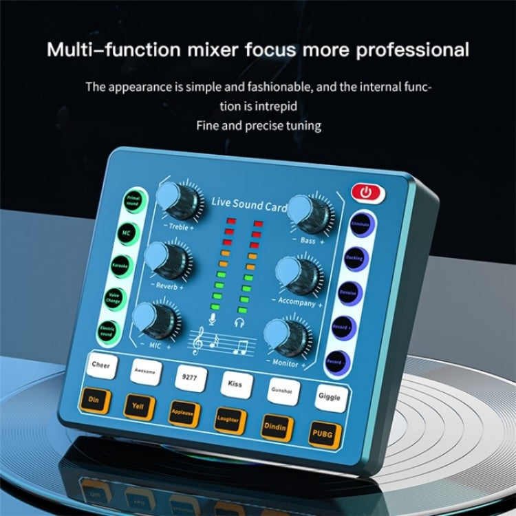 BM800 Live Sound Card with Condenser Microphone Kit(White) - Live Sound Effects Processors by PMC TechLife | Online Shopping South Africa | PMC TechLife | Buy Now Pay Later Mobicred