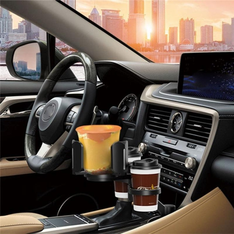D03 For Drink Bottle Snack Car Cup Holder Expander Adjustable Dual Round Car Cup Holder - free shipping - PMC TechLife - Order now!