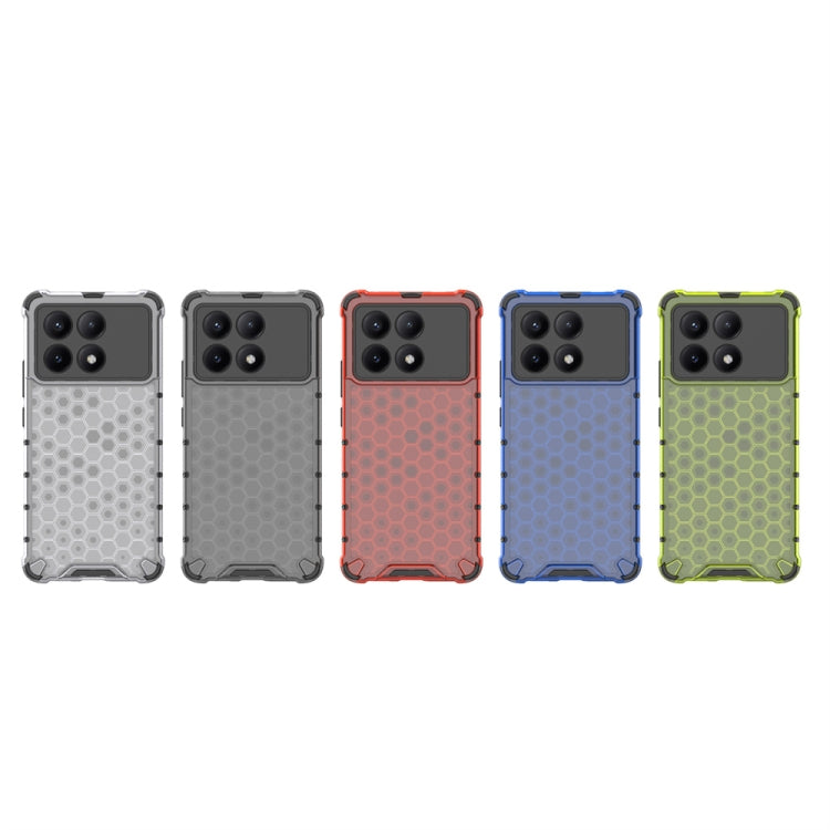 For Redmi K70E Shockproof Honeycomb Phone Case(White) - Xiaomi Cases by PMC TechLife | Online Shopping South Africa | PMC TechLife | Buy Now Pay Later Mobicred