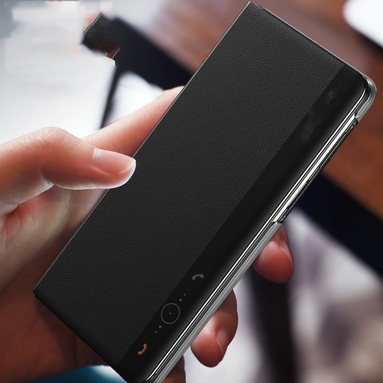 For Huawei Mate X5 Side Window All-inclusive Shockproof Phone Case(Black) - Huawei Cases by PMC TechLife | Online Shopping South Africa | PMC TechLife | Buy Now Pay Later Mobicred