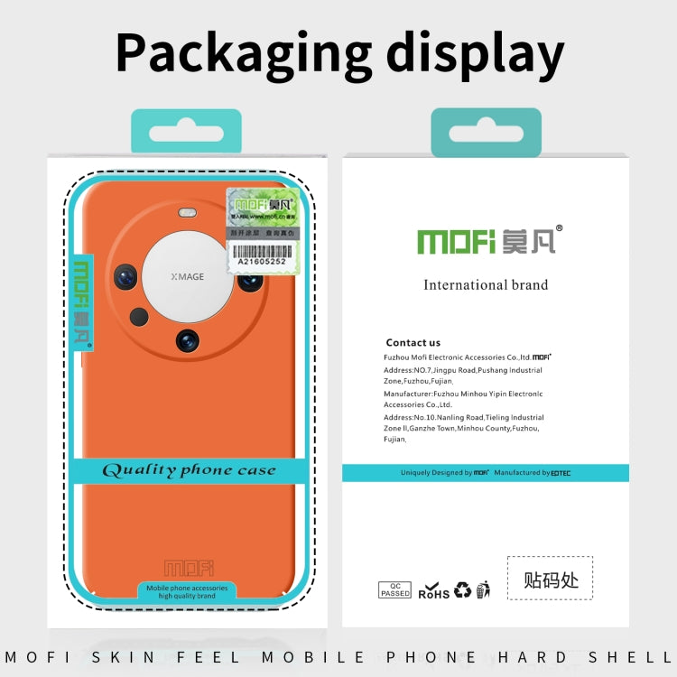 For Huawei Mate 60 MOFI Qin Series Skin Feel All-inclusive PC Phone Case(Pink) - Huawei Cases by MOFI | Online Shopping South Africa | PMC TechLife | Buy Now Pay Later Mobicred