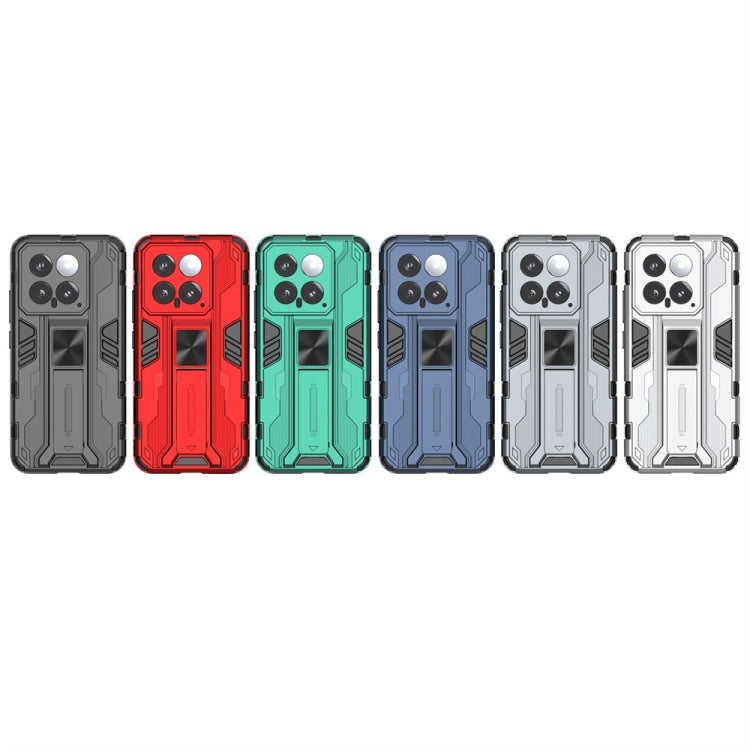 For Xiaomi 14 Supersonic Armor PC Hybrid TPU Phone Case(Green) - 14 Cases by PMC TechLife | Online Shopping South Africa | PMC TechLife | Buy Now Pay Later Mobicred