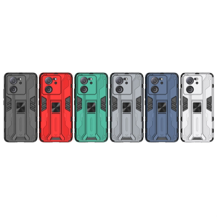 For Xiaomi 13T Pro Supersonic Armor PC Hybrid TPU Phone Case(Silver) - Xiaomi Cases by PMC TechLife | Online Shopping South Africa | PMC TechLife | Buy Now Pay Later Mobicred