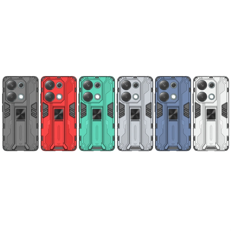 For Redmi Note 13 Pro 4G Supersonic Armor PC Hybrid TPU Phone Case(Silver) - Note 13 Pro Cases by PMC TechLife | Online Shopping South Africa | PMC TechLife | Buy Now Pay Later Mobicred