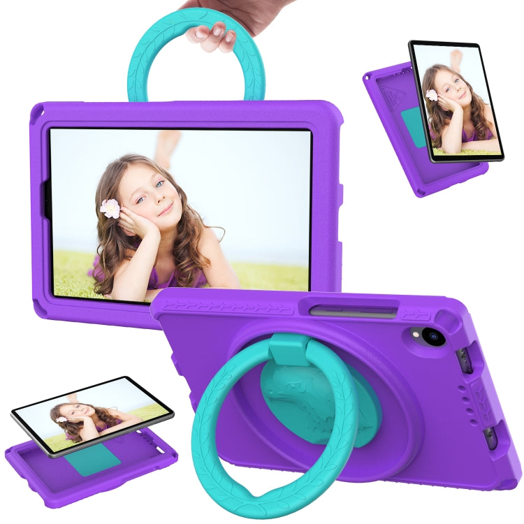For TCL Tab 8 LE / WiFi 2023 EVA Hybrid PC Shockproof Tablet Case with Frame(Purple) - Others by PMC TechLife | Online Shopping South Africa | PMC TechLife | Buy Now Pay Later Mobicred